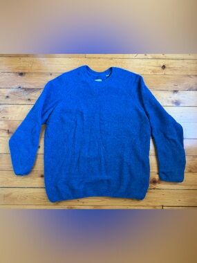 Homecore Baby Brett Alpaca Sweater Azure Blue Women's Medium Made In Portugal